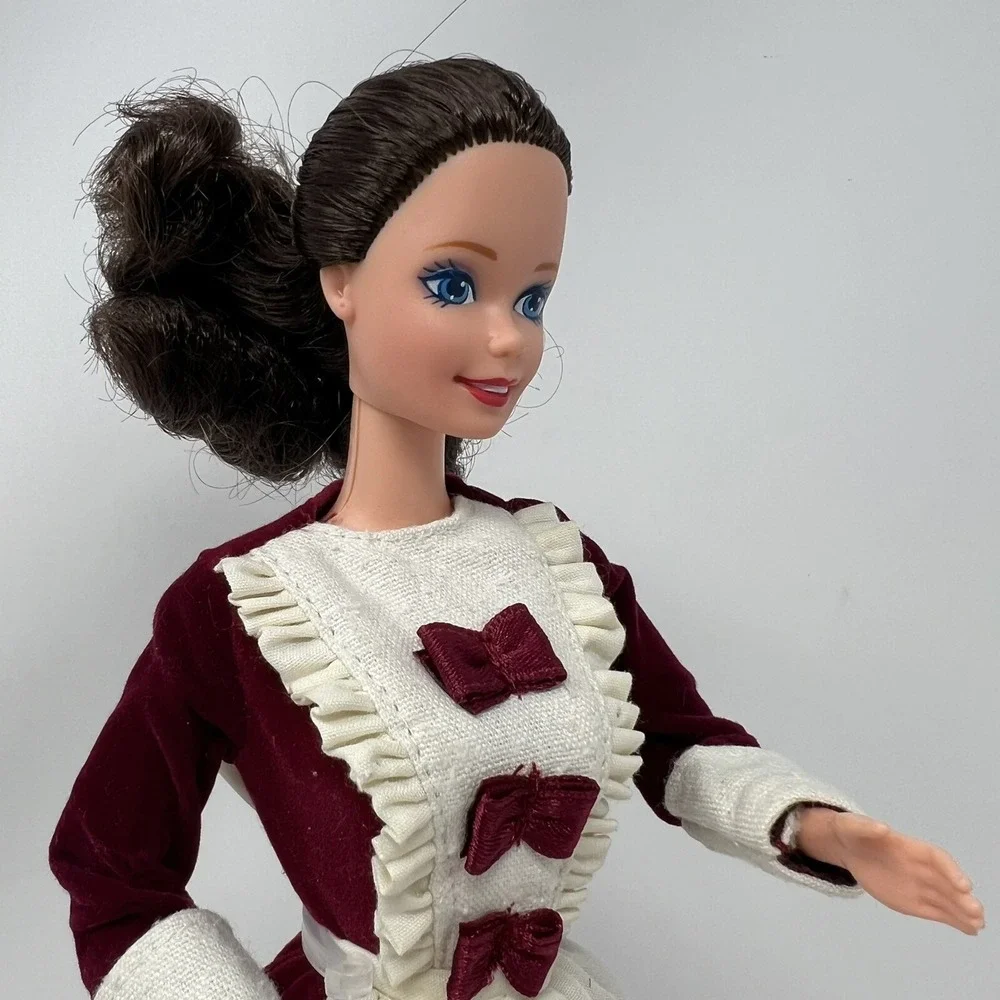 Barbie Doll Pilgrim Vintage 1966 Mattel Burgundy‎ Velvet Dress Malaysia